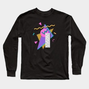 Memphis Pattern 81 / 80s Retro Long Sleeve T-Shirt